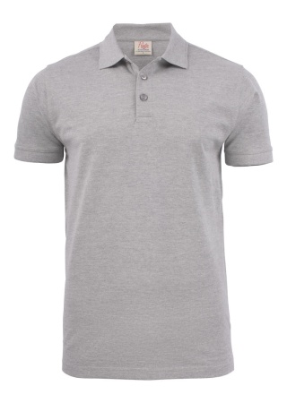 Polokošile SURF Stretch Šedá melange Front Polokošile SURF Stretch Šedá melange Front