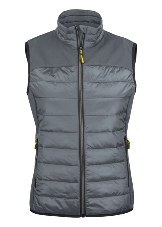 Lehká dámská vesta EXPEDITION Ocelová šedá Front Lehká dámská vesta EXPEDITION Ocelová šedá Front