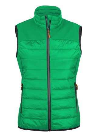 Lehká dámská vesta EXPEDITION Jasná zelená Front Lehká dámská vesta EXPEDITION Jasná zelená Front