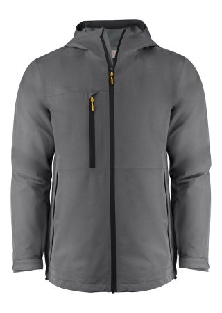 Funkční bunda HIKER Ocelová šedá Front Funkční bunda HIKER Ocelová šedá Front