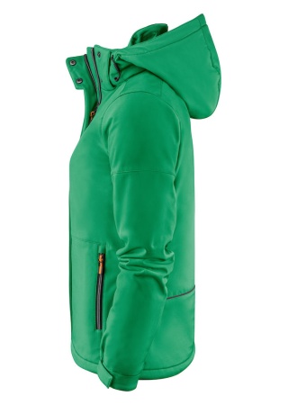 Dámská zateplená softshellová bunda OVERLANDING Jasná zelená Side Dámská zateplená softshellová bunda OVERLANDING Jasná zelená Side