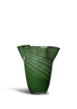 Váza TIGGY L, zelená BYON Front Váza TIGGY L, zelená BYON Front