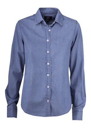 Pohodlná dámská košile ELLENSBURG DENIM BLUE Front Pohodlná dámská košile ELLENSBURG DENIM BLUE Front