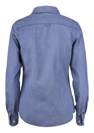 Pohodlná dámská košile ELLENSBURG DENIM BLUE Back Pohodlná dámská košile ELLENSBURG DENIM BLUE Back