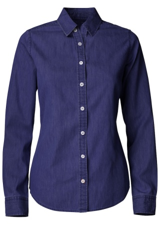 Pohodlná dámská košile ELLENSBURG DARK INDIGO Front Pohodlná dámská košile ELLENSBURG DARK INDIGO Front