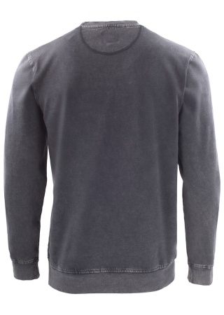 Mikina THORP CREW GREY Back Mikina THORP CREW GREY Back