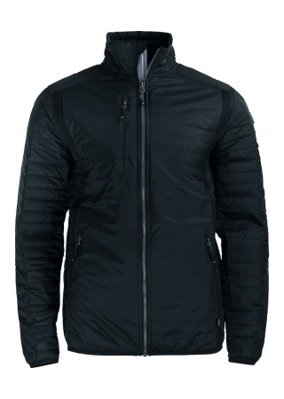 Zateplená bunda PACKWOOD BLACK Front Zateplená bunda PACKWOOD BLACK Front