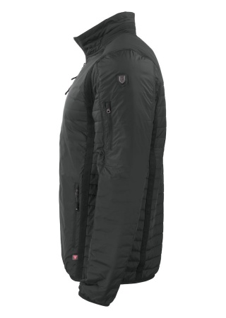 Zateplená bunda PACKWOOD BLACK Side Zateplená bunda PACKWOOD BLACK Side