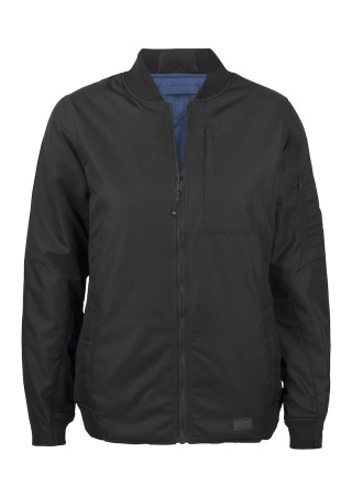 Dámský bomber FAIRCHILD BLACK Front Dámský bomber FAIRCHILD BLACK Front