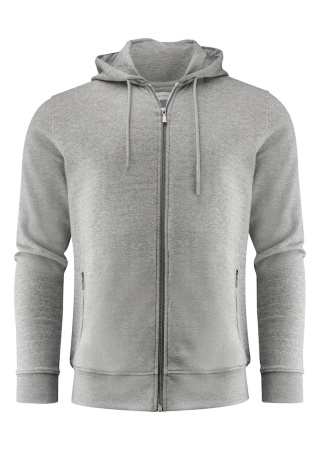Propínací mikina Westwood Heights Šedá melange Front Propínací mikina Westwood Heights Šedá melange Front