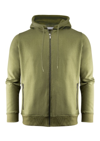 Propínací mikina Westwood Heights Zelená Moss Green Front Propínací mikina Westwood Heights Zelená Moss Green Front
