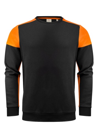 Unisex mikina Printer Prime Černá/oranžová Front Unisex mikina Printer Prime Černá/oranžová Front