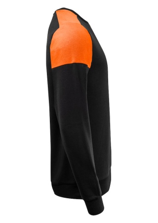 Unisex mikina Printer Prime Černá/oranžová Side Unisex mikina Printer Prime Černá/oranžová Side