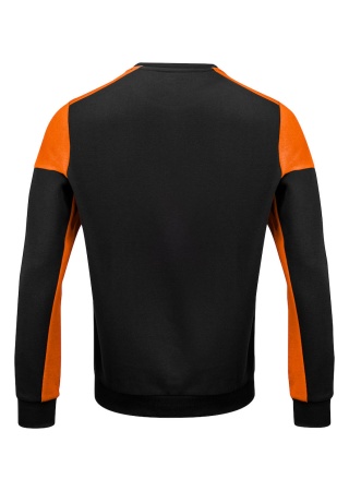 Unisex mikina Printer Prime Černá/oranžová Back Unisex mikina Printer Prime Černá/oranžová Back