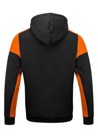 Mikina s kapucí Prime Černá/oranžová Back Mikina s kapucí Prime Černá/oranžová Back