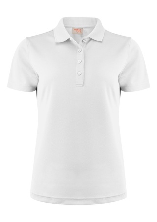 Funkční dámská polokošile Smash Polo Bílá Front Funkční dámská polokošile Smash Polo Bílá Front