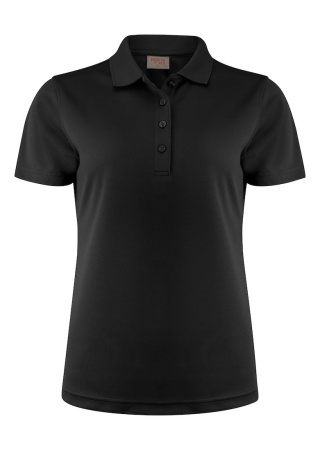 Funkční dámská polokošile Smash Polo Černá Front Funkční dámská polokošile Smash Polo Černá Front