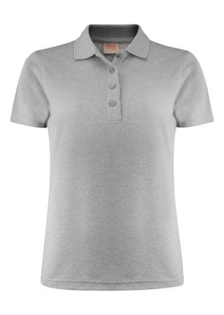 Funkční dámská polokošile Smash Polo GREY MELANGE Front Funkční dámská polokošile Smash Polo GREY MELANGE Front