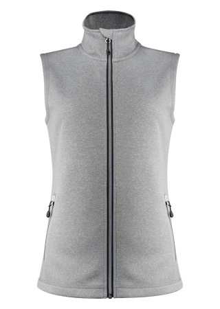 Dámská vesta Powerslide GREY MELANGE Front Dámská vesta Powerslide GREY MELANGE Front