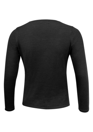 Dámský svetřík MERINO Černá Back Dámský svetřík MERINO Černá Back