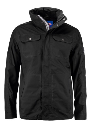 Bunda CLEARWATER BLACK Front Bunda CLEARWATER BLACK Front