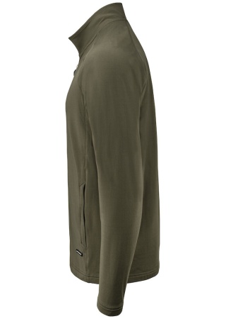 Pohodlná mikina ADAPT FULL ZIP IVY GREEN Side Pohodlná mikina ADAPT FULL ZIP IVY GREEN Side