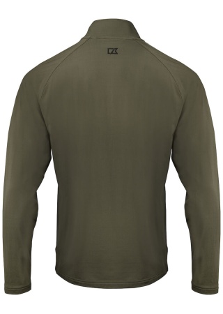 Pohodlná mikina ADAPT FULL ZIP IVY GREEN Back Pohodlná mikina ADAPT FULL ZIP IVY GREEN Back