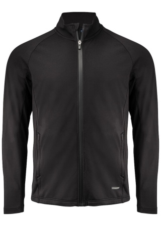 Pohodlná mikina ADAPT FULL ZIP BLACK Front Pohodlná mikina ADAPT FULL ZIP BLACK Front