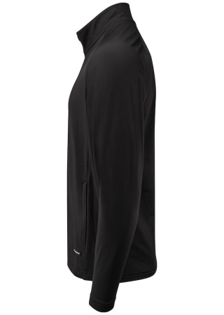 Pohodlná mikina ADAPT FULL ZIP BLACK Side Pohodlná mikina ADAPT FULL ZIP BLACK Side