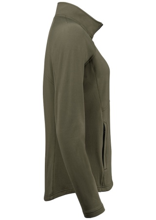 Dámská pohodlná mikina ADAPT FULL ZIP IVY GREEN Side Dámská pohodlná mikina ADAPT FULL ZIP IVY GREEN Side