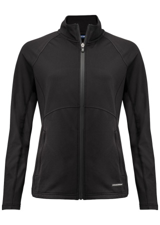 Dámská pohodlná mikina ADAPT FULL ZIP BLACK Front Dámská pohodlná mikina ADAPT FULL ZIP BLACK Front