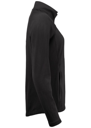Dámská pohodlná mikina ADAPT FULL ZIP BLACK Side Dámská pohodlná mikina ADAPT FULL ZIP BLACK Side