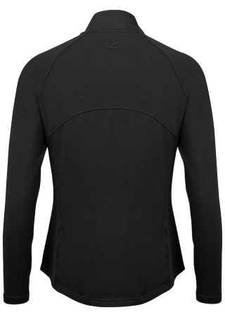 Dámská pohodlná mikina ADAPT FULL ZIP BLACK Back Dámská pohodlná mikina ADAPT FULL ZIP BLACK Back