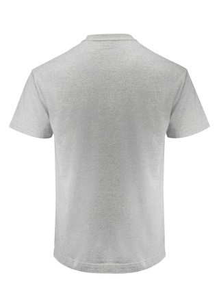 Unisex tričko DEVONS Šedá melange Back Unisex tričko DEVONS Šedá melange Back