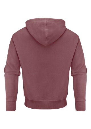 Mikina HOPEDALE HOODIE DUSTY RED Back Mikina HOPEDALE HOODIE DUSTY RED Back