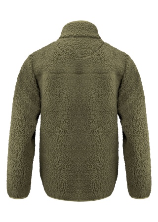 Fleecová mikina KINGSLEY Zelená Moss Green Back Fleecová mikina KINGSLEY Zelená Moss Green Back