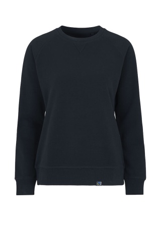 Dámská mikina Crew neck (GOTS) Námořní modř Front Dámská mikina Crew neck (GOTS) Námořní modř Front