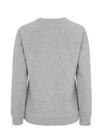 Dámská mikina Crew neck (GOTS) Šedá Melange Back Dámská mikina Crew neck (GOTS) Šedá Melange Back