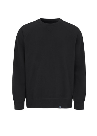 Pánská mikina Crew neck (GOTS) Námořní modř Front Pánská mikina Crew neck (GOTS) Námořní modř Front