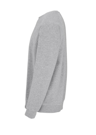 Pánská mikina Crew neck (GOTS) Šedá Melange Side Pánská mikina Crew neck (GOTS) Šedá Melange Side