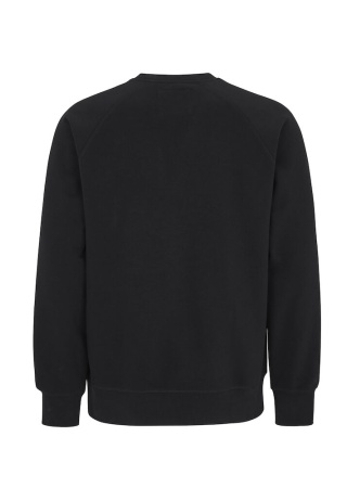 Pánská mikina Crew neck (GOTS) Černá Back Pánská mikina Crew neck (GOTS) Černá Back