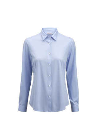 Dámská košile INDIGO BOW 132 Light blue Front Dámská košile INDIGO BOW 132 Light blue Front