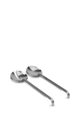ESTELLE SALAD SERVERS, SILVER default ESTELLE SALAD SERVERS, SILVER default