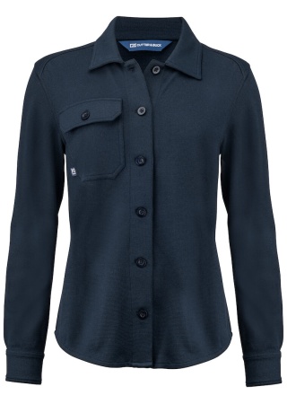 Dámská pohodlná košile ADVANTAGE LEISURE NavyBlue Front Dámská pohodlná košile ADVANTAGE LEISURE NavyBlue Front
