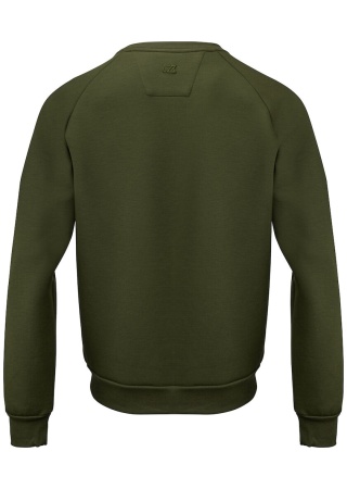 Pletený svetr PEMBERTON CREWNECK IVY GREEN Back Pletený svetr PEMBERTON CREWNECK IVY GREEN Back