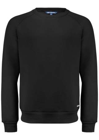 Pletený svetr PEMBERTON CREWNECK BLACK Front Pletený svetr PEMBERTON CREWNECK BLACK Front