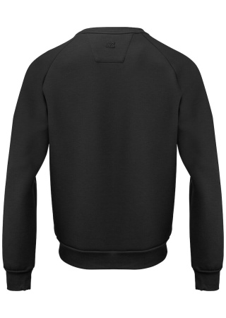 Pletený svetr PEMBERTON CREWNECK BLACK Back Pletený svetr PEMBERTON CREWNECK BLACK Back