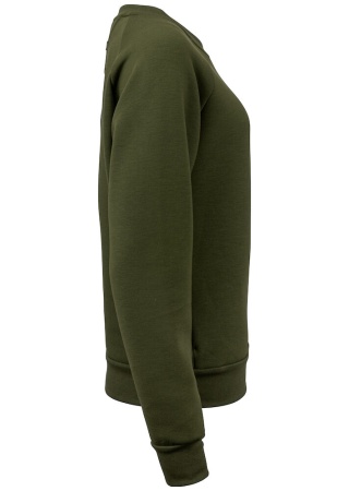 Pletený dámský svetr PEMBERTON CREWNECK IVY GREEN Side Pletený dámský svetr PEMBERTON CREWNECK IVY GREEN Side