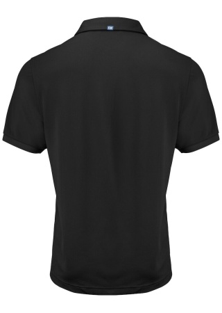 Polokošile VIRTUE ECO SOLID BLACK Back Polokošile VIRTUE ECO SOLID BLACK Back