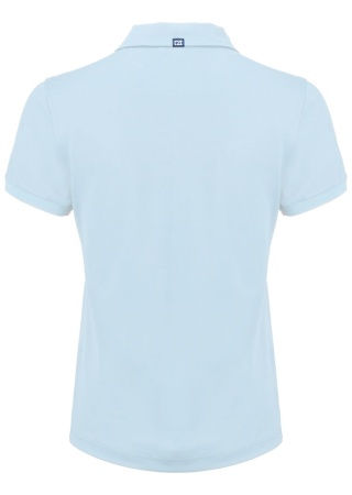 Dámská polokošile VIRTUE ECO SOLID HEAVEN BLUE Back Dámská polokošile VIRTUE ECO SOLID HEAVEN BLUE Back